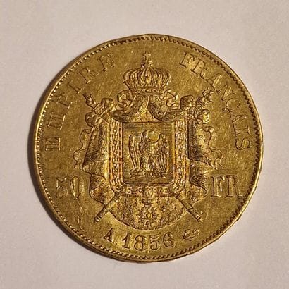 1 PIECE DE 50 FRANCS FRANCAIS OR Napoléon...