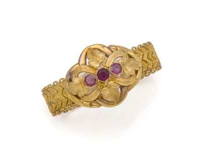 Articulated BRACELET in stamped 750 thousandths...