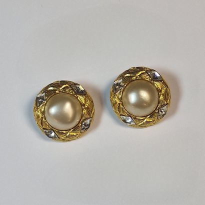 CHANEL X Karl Lagerfeld circa 1990 - PAIR...