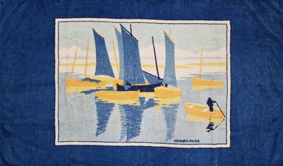 HERMES Paris made in France - BEACH DRAP...