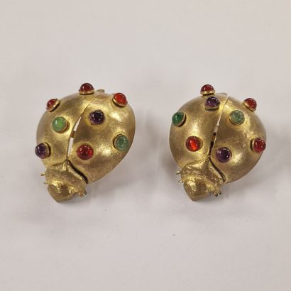VAN DER STRAETEN - PAIR OF EAR CLIPS 
