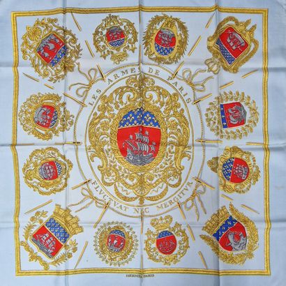 HERMES Paris made in France - CARRE en twill...