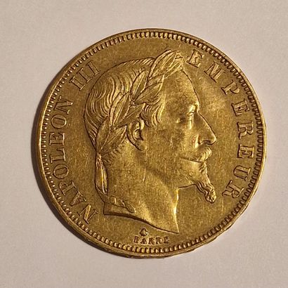 1 PIECE DE 50 FRANCS FRANCAIS OR Napoléon...