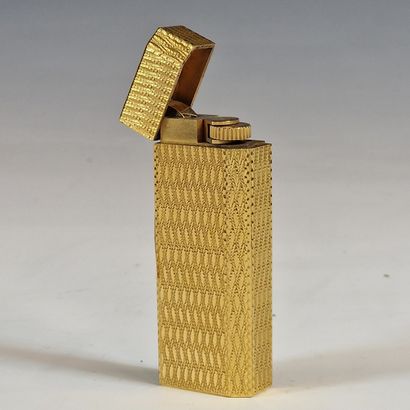 CARTIER - GAS POCKET in gold-plated metal...