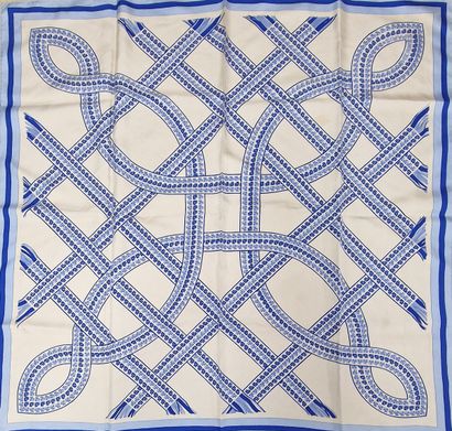 HERMES Paris made in France - CARRE en twill...