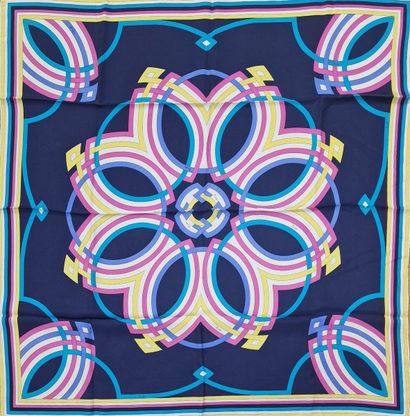 Emilio PUCCI - CARRE in silk twill printed...