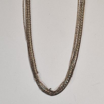 Christian LACROIX - NECKLACE in silver-plated...
