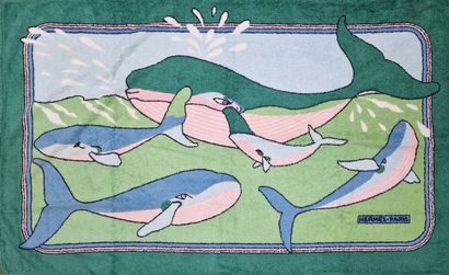 HERMES Paris made in France - BEACH DRAP...
