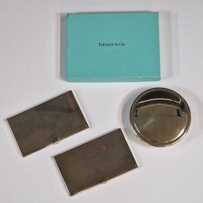 TIFFANY CO - DEUX PORTE-CARTES DE VISITE...