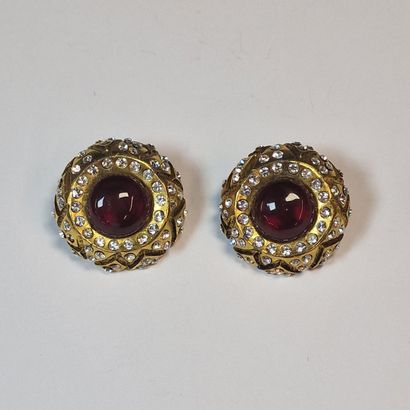 CHANEL X Karl Lagerfeld circa 1990 - PAIR...