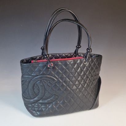 CHANEL circa 2003 - Ligne Cambon - 30cm tote...