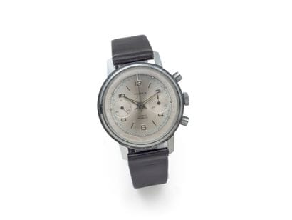 SUIZEX - MONTRE CHRONOGRAPHE en métal chromé,...