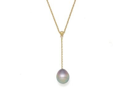 NECKLACE in 750 thousandths gold, forçat...