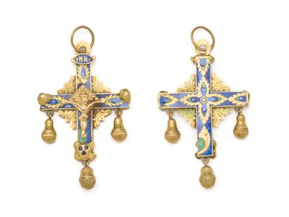 Enameled CROSS from Le Puy-en-Velay
Cross...