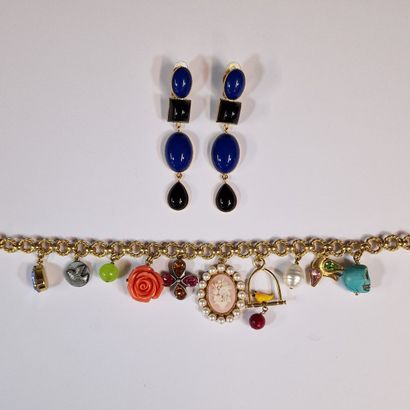 PHILIPPE FERRANDIS PARIS - LUCKY CHARMS CHOKER...