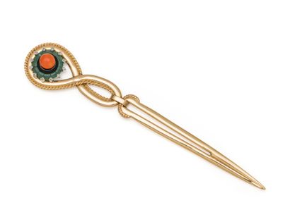 CARTIER - ELEGANTE PINCE A CHEVEUX in partially...