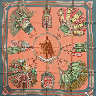 HERMES Paris made in France - CARRE in printed...