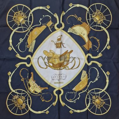 HERMES Paris made in France - CARRE in printed...