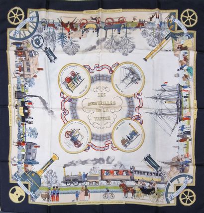 HERMES Paris made in France - CARRE en twill...