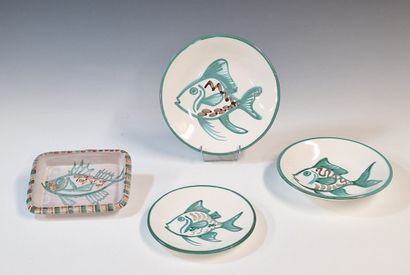 Robert PICAULT (1919-2000) - 7-PIECE COMPOSITE...