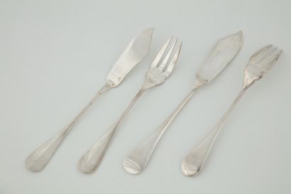 CHRISTOFLE - MODELE BAGUETTE (Répertorié...