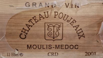 CHATEAU POUJEAUX - MOULIS - 2001
12 bottles...