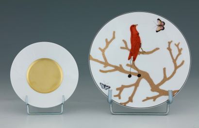 BERNARDAUD - LIMOGES - MODELE AUX OISEAUX...