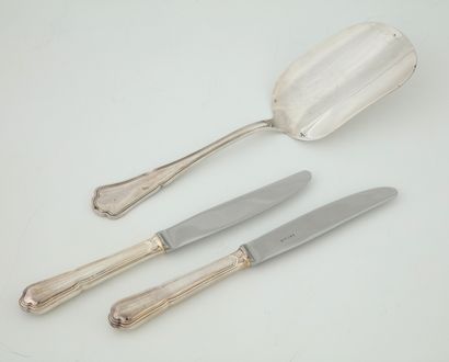 ERCUIS - MODELE CONTOURS - 6 COUTEAUX A FROMAGE...