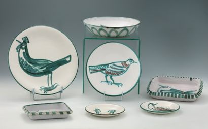 Robert PICAULT (1919-2000) - 12-PIECE TABLE...