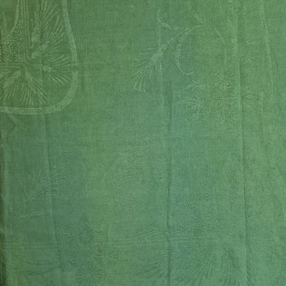 NAPPE RECTANGULAIRE en damassé de coton Circa...