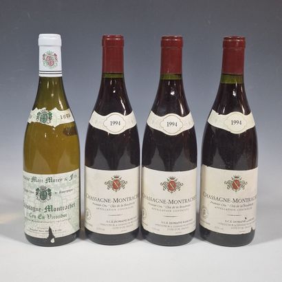 CHASSAGNE-MONTRACHET - 4 Bouteilles :
3 x...