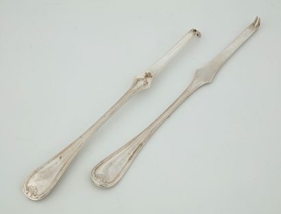 CHRISTOFLE - MODELE COQUILLE - 6 CURETTES...