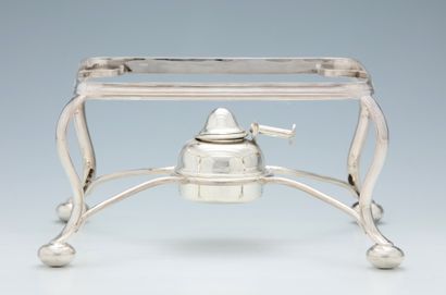 RECHAUD DE TABLE rectangulaire sur pieds...