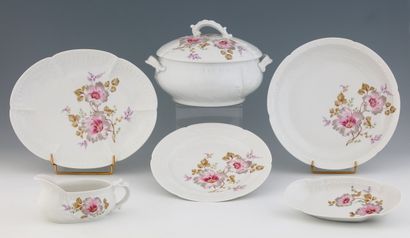 CHASTAGNER LIMOGES SERVICE DE TABLE 43 PIECES...