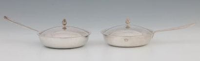 HEPP - SET OF 12 INDIVIDUAL COVERED CASSOLETTES...