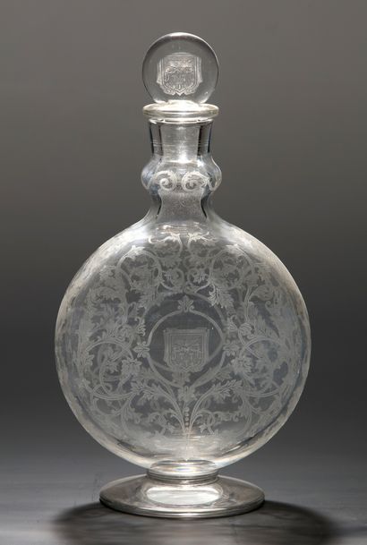 BACCARAT POUR COGNAC J F. MARTELL - CARAFE...