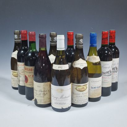 LOT DE 11 BOUTEILLES :
- 3 x Chante-Alouette...