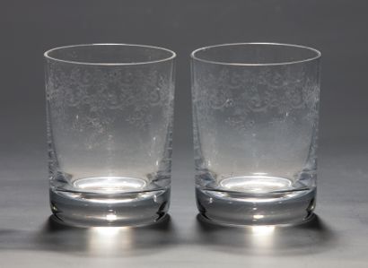 BACCARAT - MODELE SEVIGNE - 6 GOBELETS A...