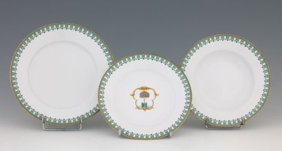 PORCELAINE DE PARIS MODELE JARDIN A LA FRANCAISE...
