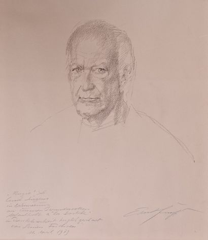 Jimmy ERNST (1920-1984) (Attribué à)
Portrait...