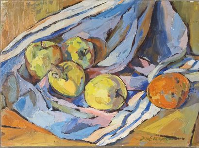 Roland Gérard SADAUNE (Né en 1940)
Pommes...
