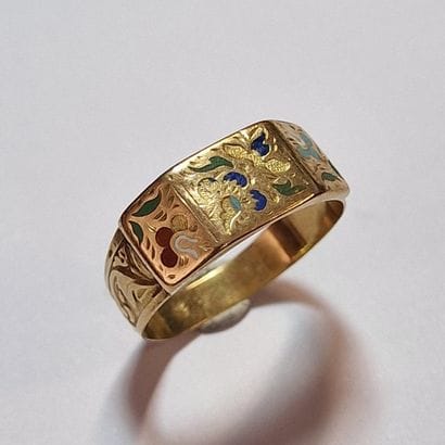 BAGUE JARRETIERE de la Première moitié du...