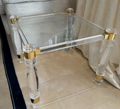 PAIRE DE BOUTS DE CANAPE - Travail de Décorateur,...