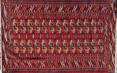 Tapis Boukhara Tekké (chaine, trame et velours...