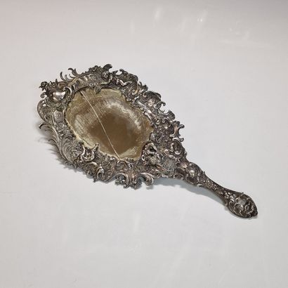 MIROIR A MAIN de Style Baroque - Hollande...