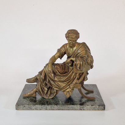 ECOLE DU XIXEME SIECLE
Hiérarque à l'Antique
BRONZE...