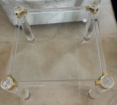 PAIRE DE BOUTS DE CANAPE - Travail de Décorateur,...