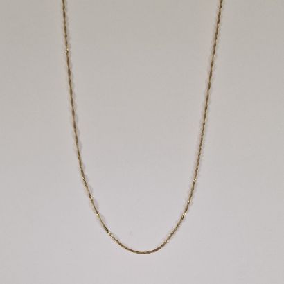 FINE MODERN CHAIN in yellow gold 750 Millièmes...