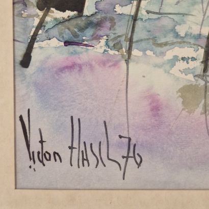 Victor HASCH (1945-2012)
Forêt - 1976
ENCRE...