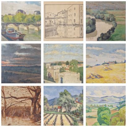 ECOLES DU XXEME SIECLE
Paysages et vues de...